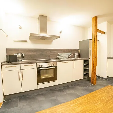 Fullhouse - - M18 - Fahrstuhl - Smarttv - Marktlage Apartment Erfurt